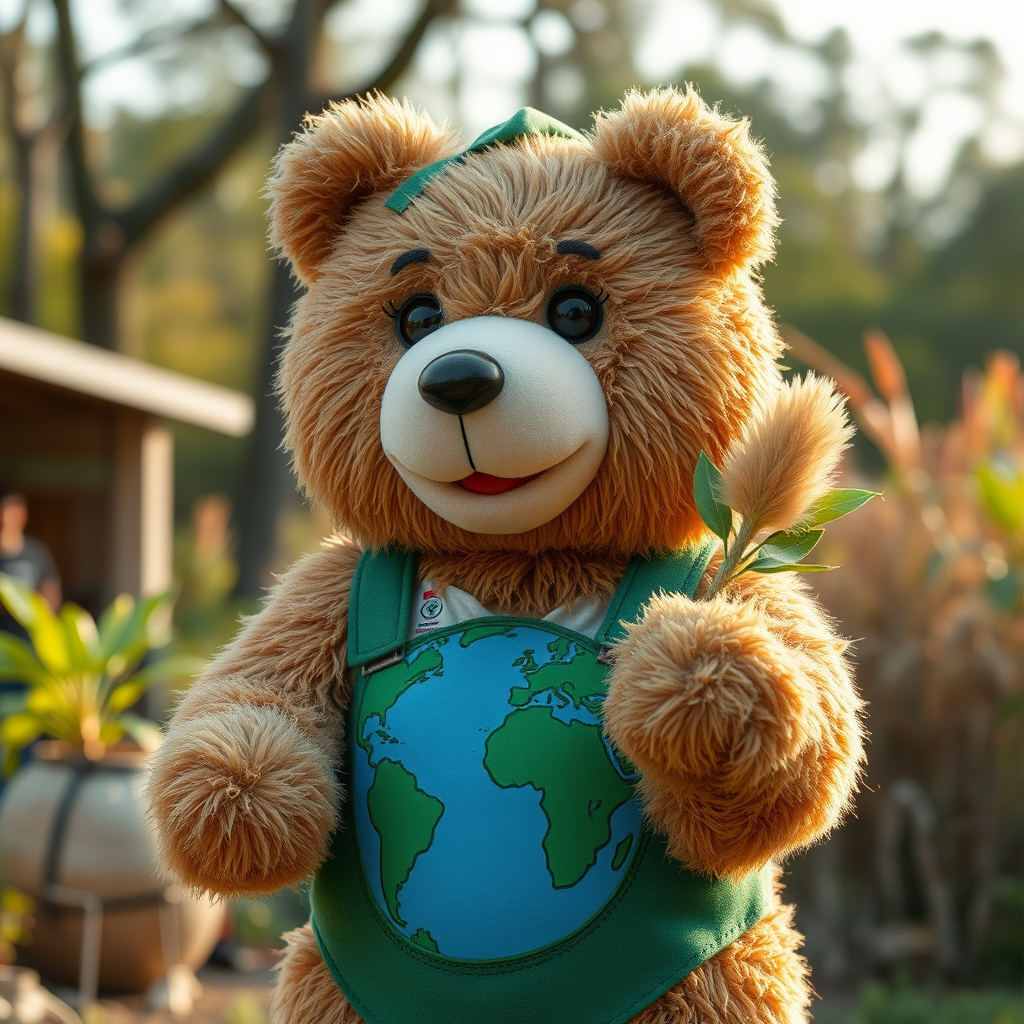 Hands holding a small plant seedling
